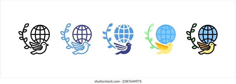 Non Governmental Organization Multi Style Icon Set