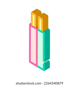non metallic sheathed wire cable isometric icon vector. non metallic sheathed wire cable sign. isolated symbol illustration