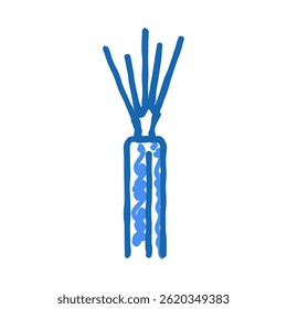 non metallic wire doodle icon sketch vector. non metallic wire sign. isolated symbol illustration