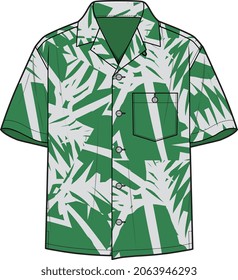 NON PRINT ALOHA SHIRTS FOR BOYS AND MEN WEAR VECTOR