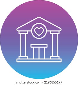 Non Profit Organization vector icon. Can be used for printing, mobile and web applications.