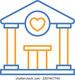 Non Profit Organization vector icon. Can be used for printing, mobile and web applications.