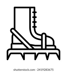 non slip, boot, skid proof icon