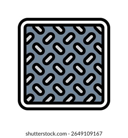 non slip grip color icon vector. non slip grip sign. isolated symbol illustration
