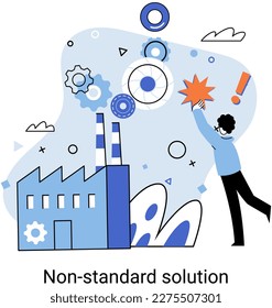 Non standart solution. Creation of individual decision for integration of disparate production, information and telecommunication systems of customer into single whole to improve management efficiency