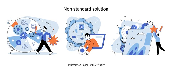 Non standart solution metaphor. Creation of individual decision for integration of disparate production, information and telecommunication systems of customer into single improve management efficiency