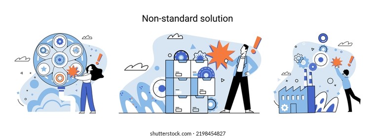 Non standart solution metaphor. Creation of individual decision for integration of disparate production, information and telecommunication systems of customer into single improve management efficiency