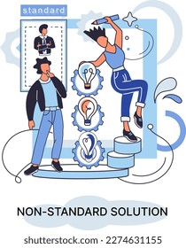 Non standart solution metaphor. Creation of individual decision for integration of disparate production, information and telecommunication systems of customer into single improve management efficiency