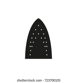 Non stick soleplate icon, vector illustration.