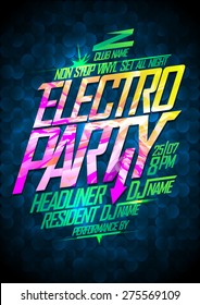 Non Stop Electro Party Design