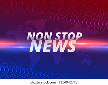 non stop news concept background