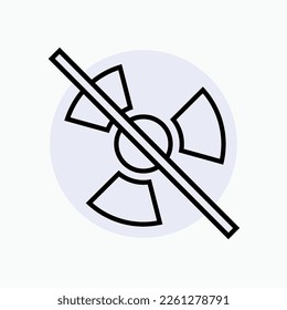 Non Toxic Icon. Symbol Without Poison.