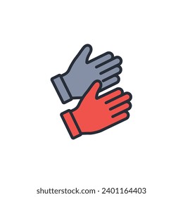 Non verbal icon. vector.Editable stroke.linear style sign for use web design,logo.Symbol illustration.