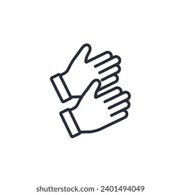 Non verbal icon. vector.Editable stroke.linear style sign for use web design,logo.Symbol illustration.
