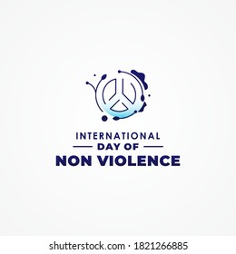 Non Violence Day Vector Design Illustration