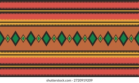 Non-AI generated Slavic ornamental seamless frieze vector series. Authentic Eastern European traditional decorative patterns of folk costumes, damasks, carpets. Human-made Balkan folklore embroidery motifs.