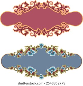 Marcos ornamentales florales de Vector no AI, concepto romántico. Paneles orientales vintage hechos por el hombre, ideal para decoraciones de bodas, tarjetas de felicitación temáticas de amor, invitaciones, Anuncios, etiquetas. Vinilo, listo para láser