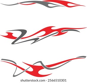 	
Non-AI vector tribal flames with stripes, creative designs for vehicle vinyl decals and wraps. Ready-to-cut graphics, great for cars, sport vehicles, ATVs, trucks, motors and bikes.