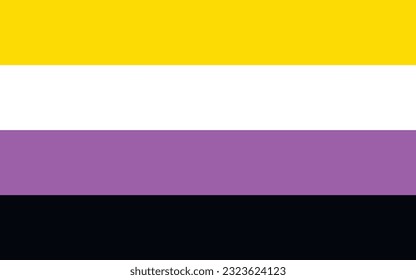 Non-binary pride flag Sexual identity pride flag