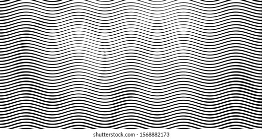 non-color optical moire light background, wavy and vibrating with shadows