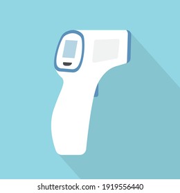 non-contact forehead thermometer icon -vector illustration