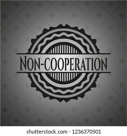 Non-cooperation black emblem