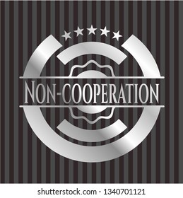 Non-cooperation silver badge or emblem