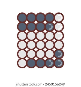 Noncrystalline icon in vector. Logotype
