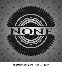 None dark badge