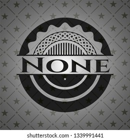 None realistic black emblem
