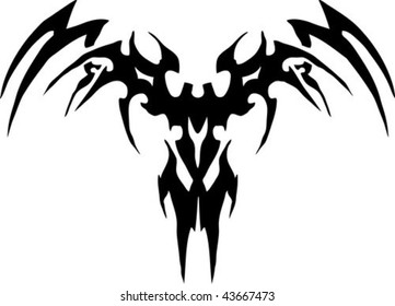 8,112 Dragon tribal tattoo Images, Stock Photos & Vectors | Shutterstock