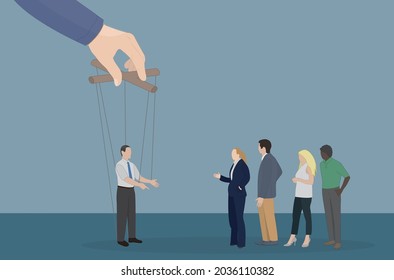 non-genuine management aimed at collaborating staff