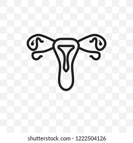 Non-gonococcal urethritis vector linear icon isolated on transparent background, Non-gonococcal urethritis transparency concept can be used for web and mobile