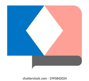 Non-heterosexual pride flag, vector illustration