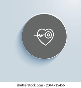 Non-Invasive Cardiology Icon Vector Design