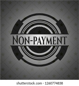 Non-payment black badge
