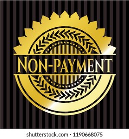 Non-payment golden emblem