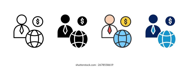 Nonprofit Board Icon Set Multiple Style Collection