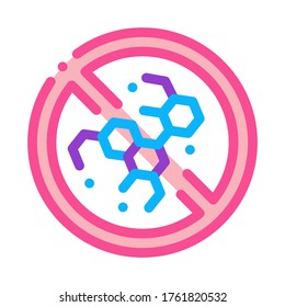 Non-recognition Of Occupational Medicine Icon Vector. Non-recognition Of Occupational Medicine Sign. Color Symbol Illustration