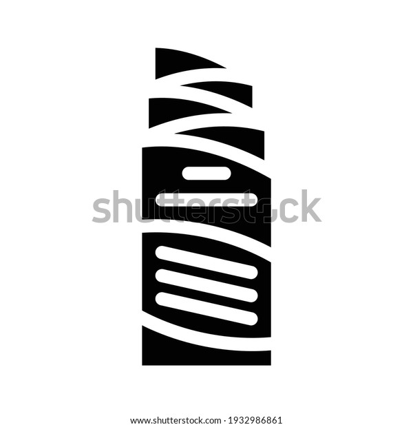 non-standard booklet\
glyph icon vector. non-standard booklet sign. isolated contour\
symbol black\
illustration