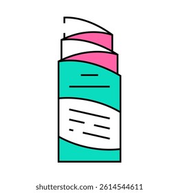 non-standard booklet line icon vector. non-standard booklet sign. isolated symbol illustration