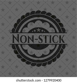 Non-stick black badge