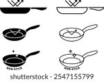 Non-stick coating icon , vector illustration