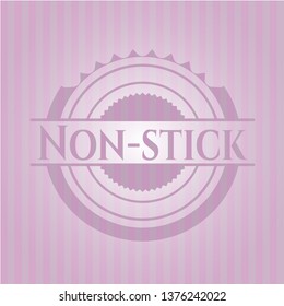 Non-stick pink emblem