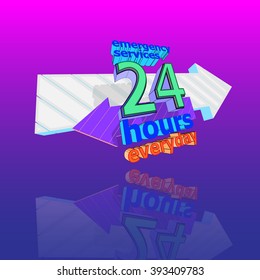 Non-stop Everyday Service Advertising