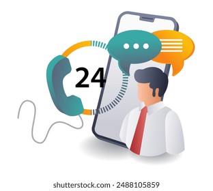 Non-stop Smartphone Customer Service Online Discussions