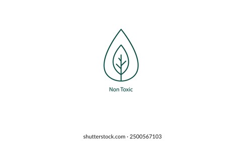 Non-Toxic Skincare Product Safety Icon