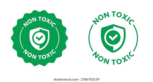 Non-Toxic vector signs for product information labeling.