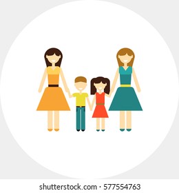 Non-traditional family with children