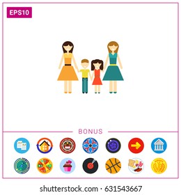 Non-traditional family with children